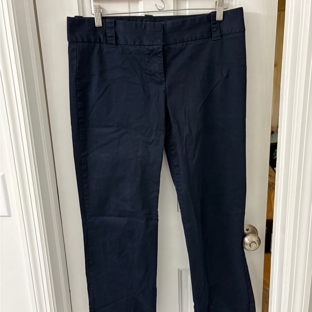 J. Crew Navy Straight Leg Pants